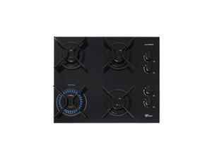 FOGÃO COOKTOP FISCHER 4Q FIT LINE VIDRO PRETO BIVOLT 36310.102671