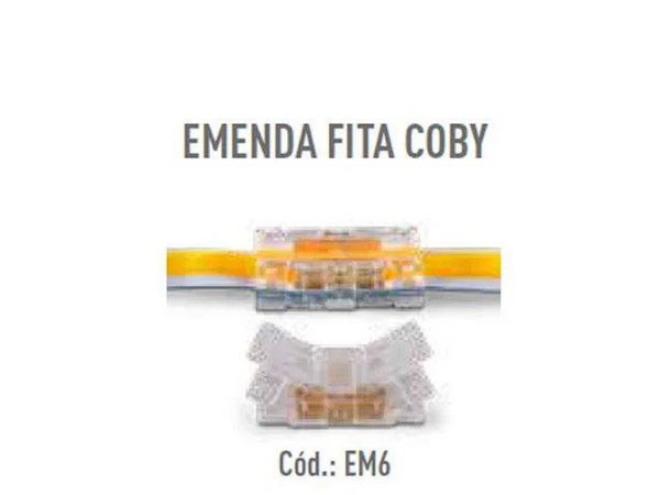 EMENDA PARA FITA DE LED COBY EM6 LED LINE