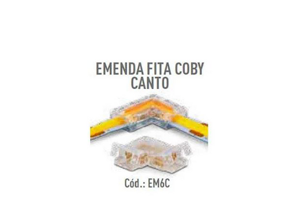 EMENDA PARA FITA COBY CANTO EM6C LED LINE