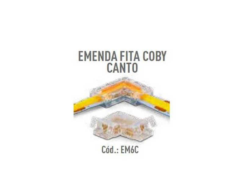 EMENDA PARA FITA COBY CANTO EM6C LED LINE