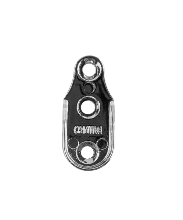 SUPORTE PARA CABIDE OBLONGLONGO ZAMAC DV806 CROMADO CRIATIVA