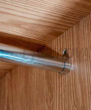 SUPORTE PARA CABIDE REDONDO ZAMAC DV807 CROMADO CRIATIVA