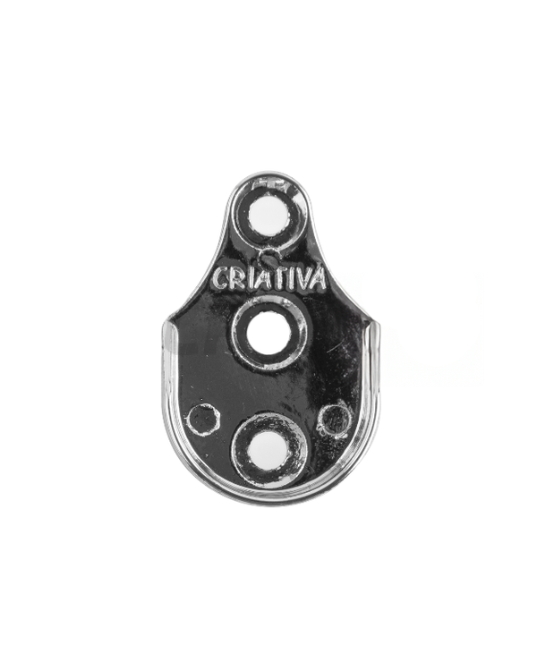 SUPORTE PARA CABIDE REDONDO ZAMAC DV807 CROMADO CRIATIVA