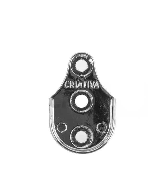 SUPORTE PARA CABIDE REDONDO ZAMAC DV807 CROMADO CRIATIVA