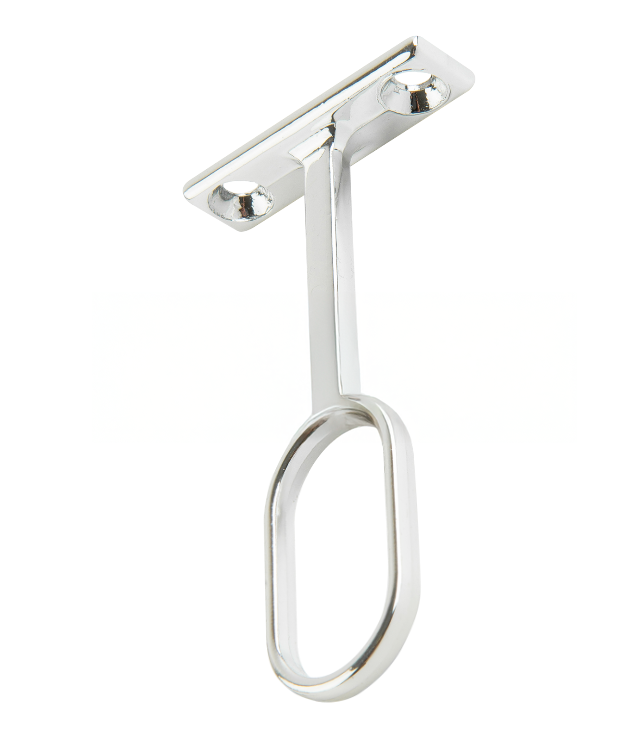 SUPORTE PARA CABIDE OBLONGO AÉREO DV906 CROMADO CRIATIVA