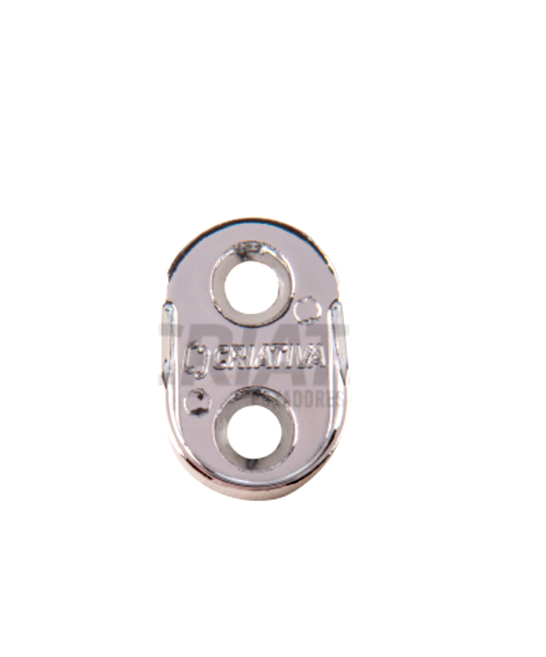 SUPORTE DE CABIDE OBLONGO SPIN ZAMAC DV606 CROMADO CRIATIVA