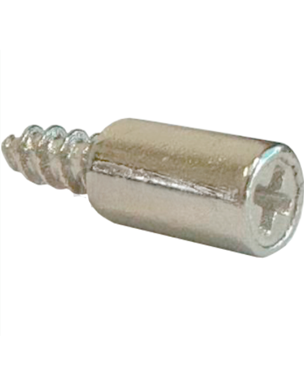 SUPORTE DE PRATELEIRA 7.5X13MM COM ROSCA COMP24M NIQUELADO CRIATIVA