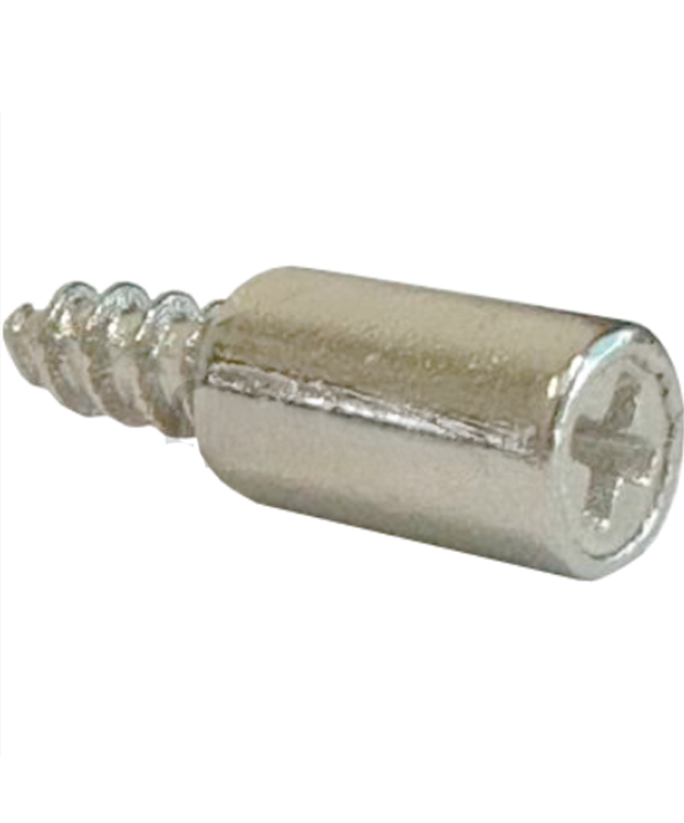 SUPORTE DE PRATELEIRA 7.5X13MM COM ROSCA COMP24M NIQUELADO CRIATIVA