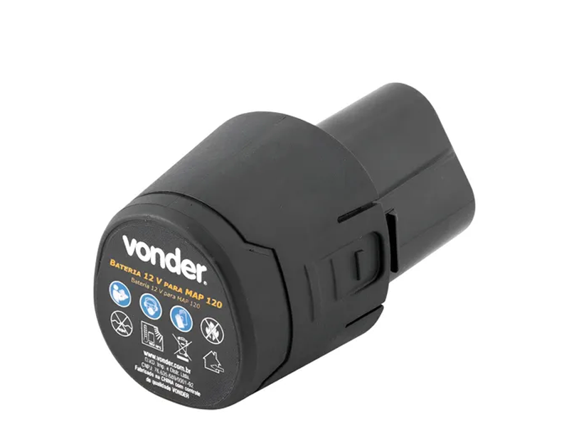 BATERIA 12V ÍONS LÍTIO PARA MAP120/MAP125 9324120001 VONDER
