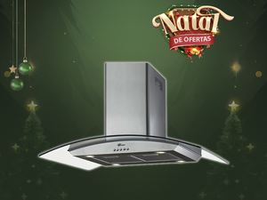 COIFA DE ILHA ISLAND VIDRO 90CM 5455(10174) 220V FISCHER