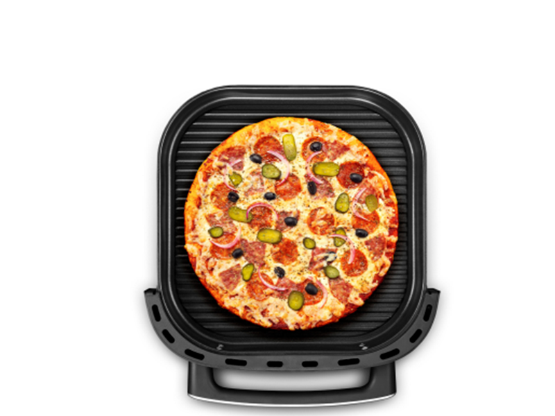 AIR FRYER DUAL GRILL 6L 37005-104678 PRETA 220V FISCHER