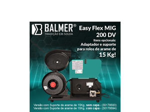 INVERSOR DE SOLDA FLEX MIG 200DV 127/220V 30179593 BALMER