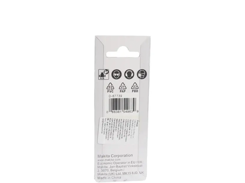 FRESA DUPLA PARALELA RETA 06X08MM D-67739 MAKITA