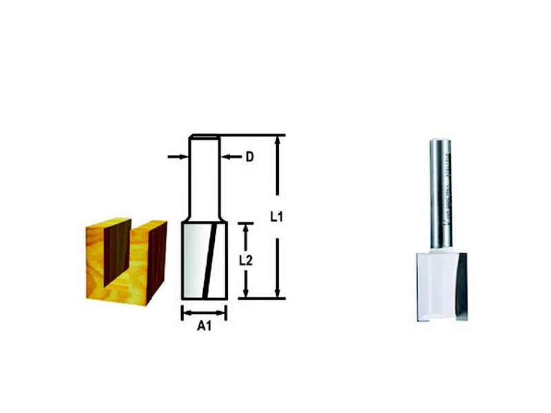 FRESA RETA 06X12MM D-67767 MAKITA