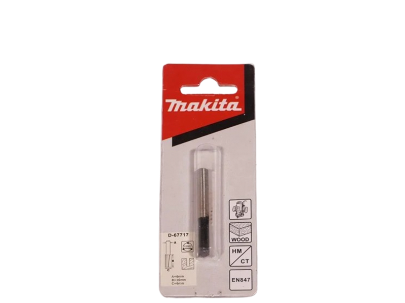 FRESA DUPLA PARALELA 6MM HASTE 6MM D-67717 MAKITA