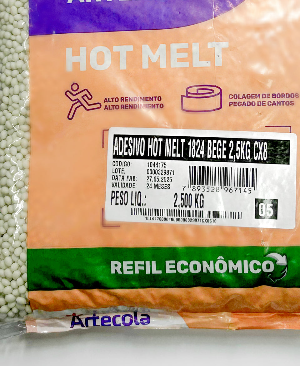 ADESIVO GRANULADO HOT MELT BEGE 2.5KG 1044175 AFIX