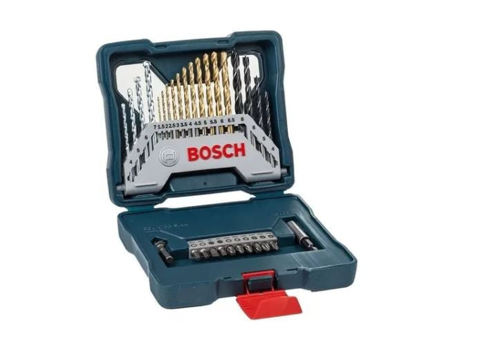 KIT PONTAS E BROCAS EM TITÂNIO X-LINE COM 30 UNIDADES 2607017401 BOSCH