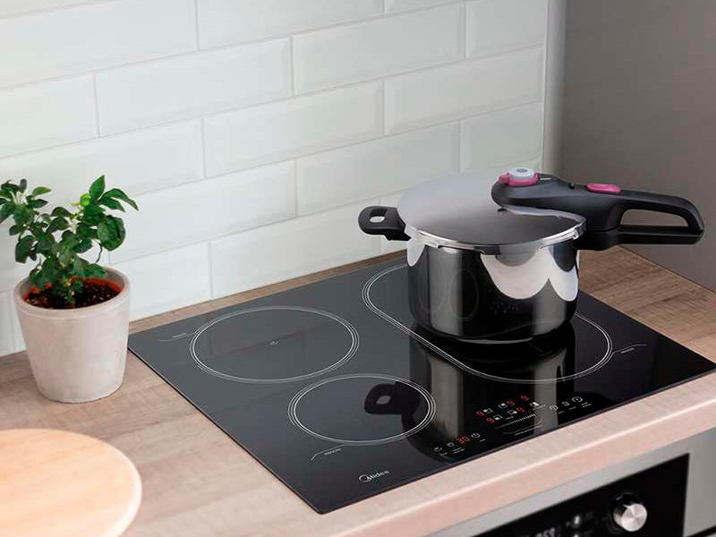 FOGÃO COOKTOP DE INDUÇÃO FREEZONE 4 BOCAS CFAD42 220V MIDEA