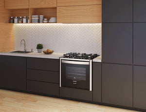 FOGÃO DE EMBUTIR FISCHER 5Q TRIPLA CHAMA GRAN CHEFF COM GRILL MESA DE VIDRO 28550.65541