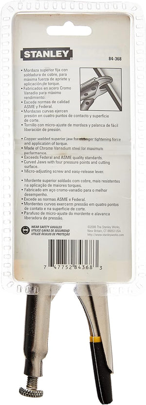 ALICATE DE PRESSÃO CURVO 7" POLEGADAS 84-368 STANLEY