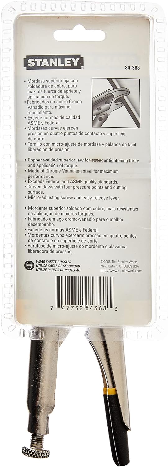 ALICATE DE PRESSÃO CURVO 7" POLEGADAS 84-368 STANLEY