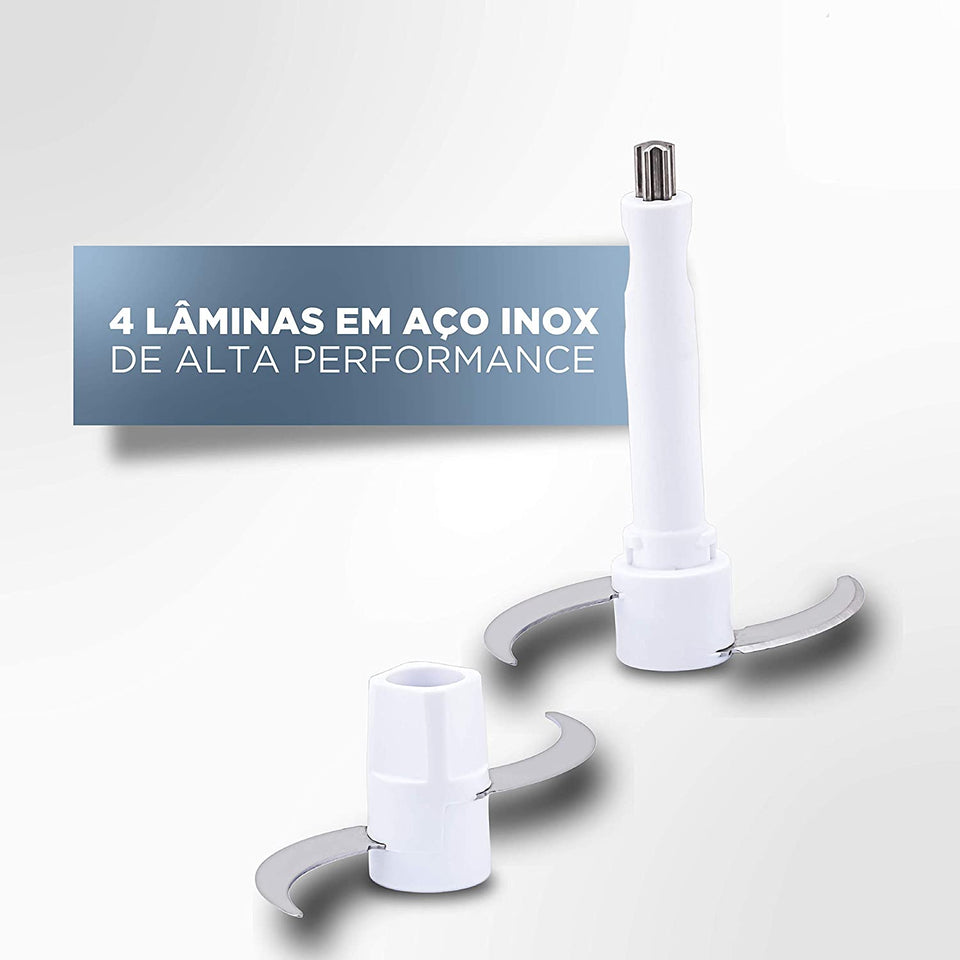 MINIPROCESSADOR INOX GOURMAND GRIS 220V MP300G BLACK & DECKER