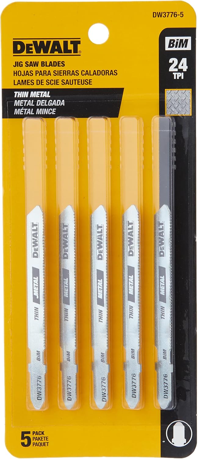 LÂMINA DE SERRA TICO-TICO 3" DW3776-5 COM 5 PEÇAS DEWALT