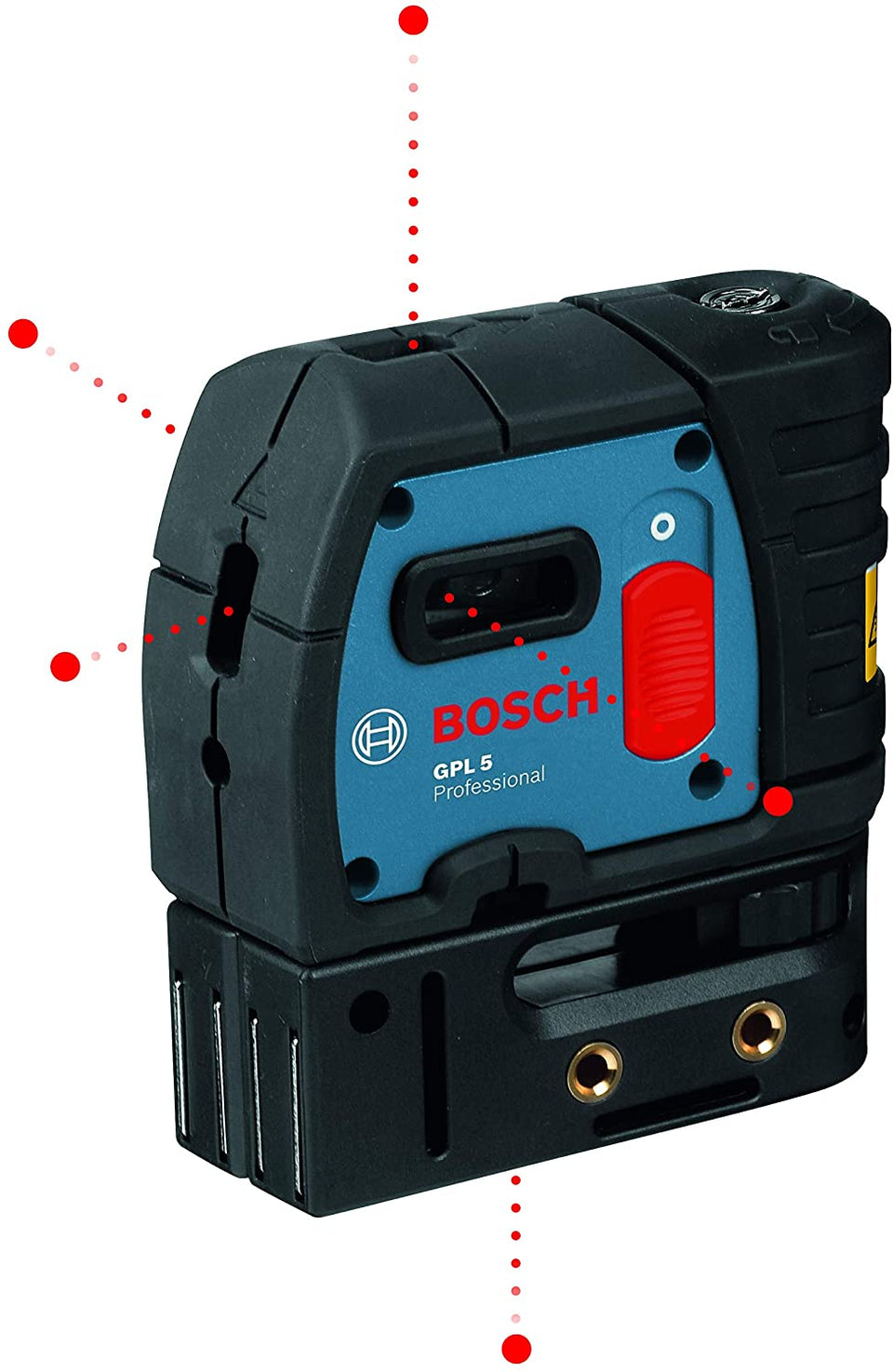 NIVELADOR A LASER 30 METROS DE 5 PONTOS PROFISSIONAL GPL5 BOSCH