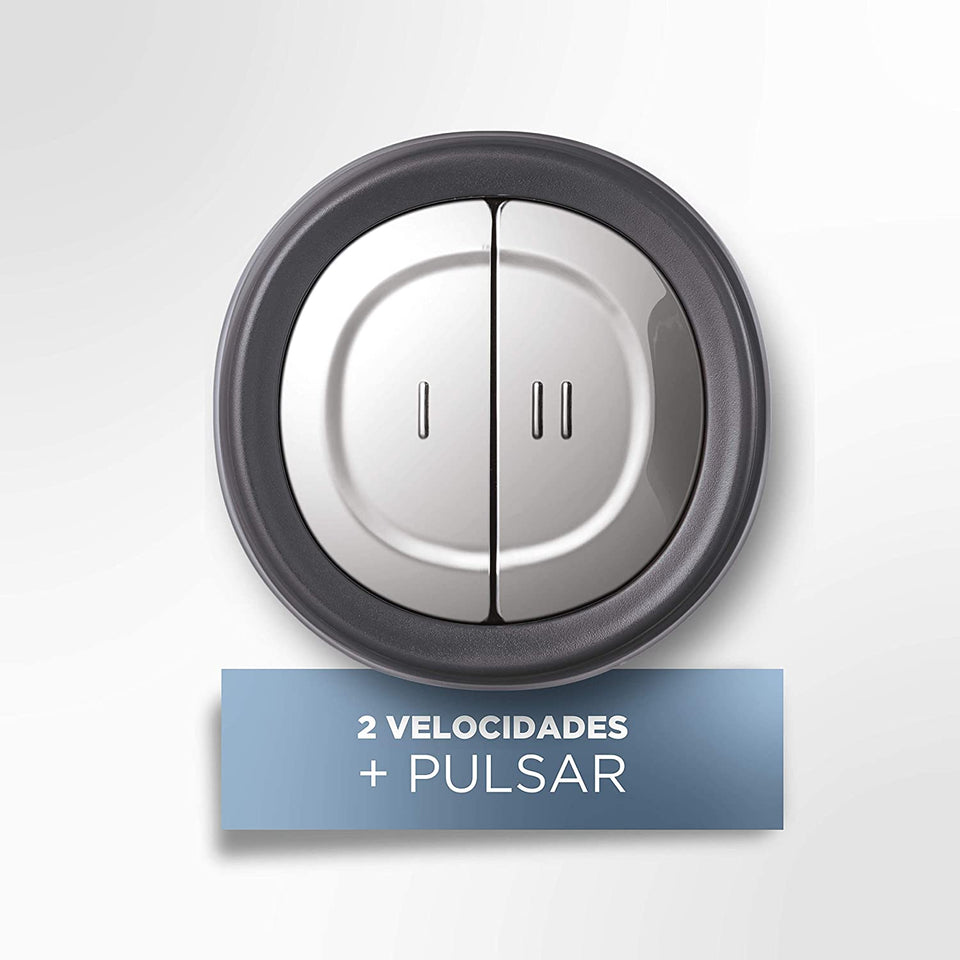 MINIPROCESSADOR INOX GOURMAND GRIS 220V MP300G BLACK & DECKER