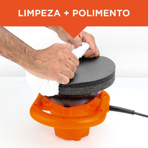 POLITRIZ ORBITAL 10" COM 3 BOINAS KP12K-B2 120W 220V BLACK&DECKER
