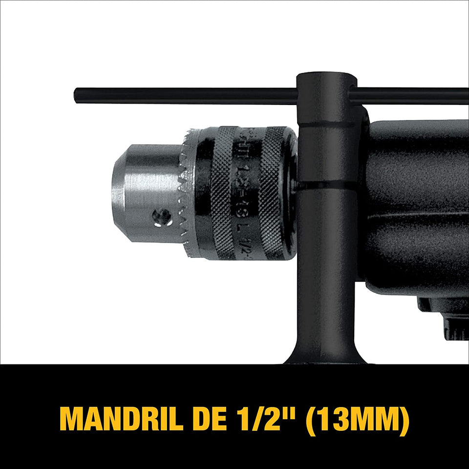 FURADEIRA DE IMPACTO 1/2" VVR 2 VELOCIDADES DW505 800W 220V DEWALT