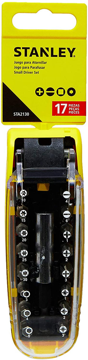 JOGO DE BITS COM 17 PEÇAS STA2130 STANLEY