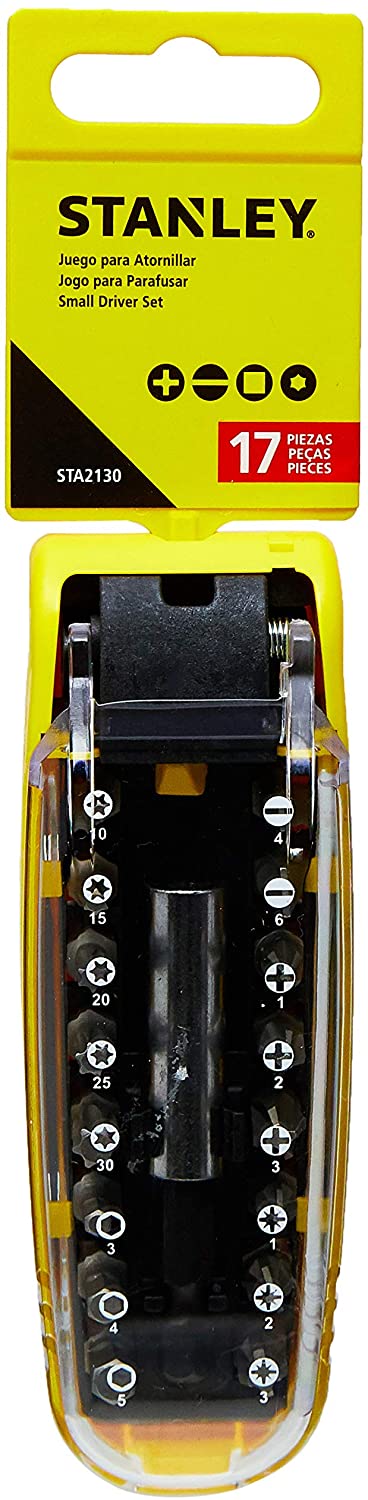 JOGO DE BITS COM 17 PEÇAS STA2130 STANLEY