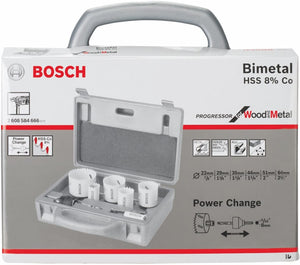 JOGO DE SERRA COPO POWER CHANGE PROGRESSOR COM 9 PEÇAS 2608584666 BOSCH