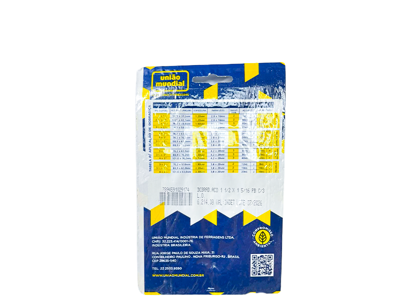 DOBRADIÇA 1.1/2" ANTIQUE 621408 UNIÃO MUNDIAL
