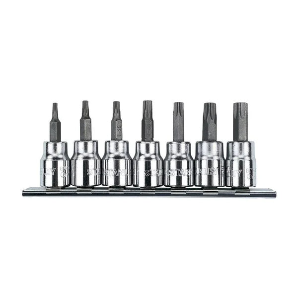 JOGO DE CHAVES SOQUETE TORX 3/8" T15-150 COM 7 PEÇAS 87-342 STANLEY