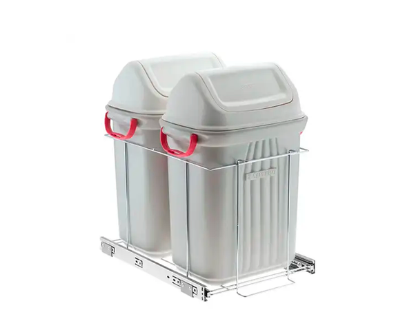 LIXEIRA DESLIZANTE DUPPA CESTO 19L 345X490X490 2701 SCHMITT