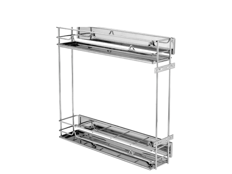 PORTA GARRAFAS/LATAS DUPLO CROMADO 2033 SCHMITT