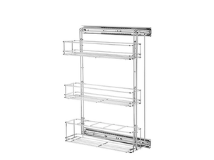 PORTA GARRAFAS/LATAS TRIPLO LATERAL CROMADO 2181 SCHMITT