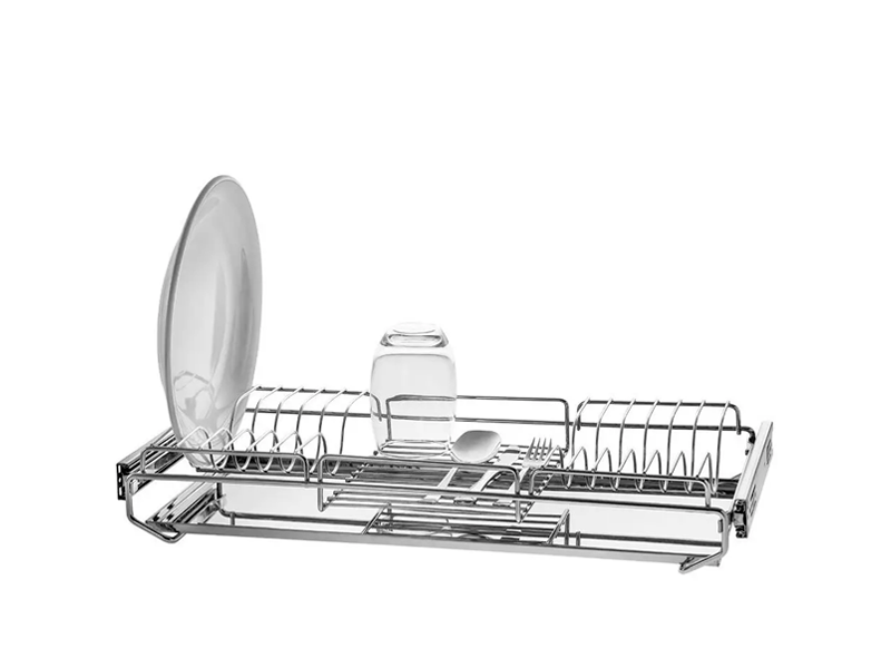 ESCORREDOR DE LOUÇAS AÉREO DESLIZANTE COM BANDEJA INOX 2748 SCHMITT