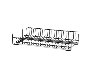 ESCORREDOR DE LOUÇA AÉREO FIXO COM BANDEIJA PRETO FOSCO 0901 SCHMITT