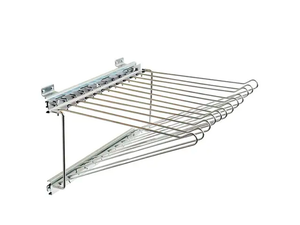 CALCEIRO DESLISANTE LATERAL SLIM CROMADO PARA 12 CALÇAS 2253 SCHMITT