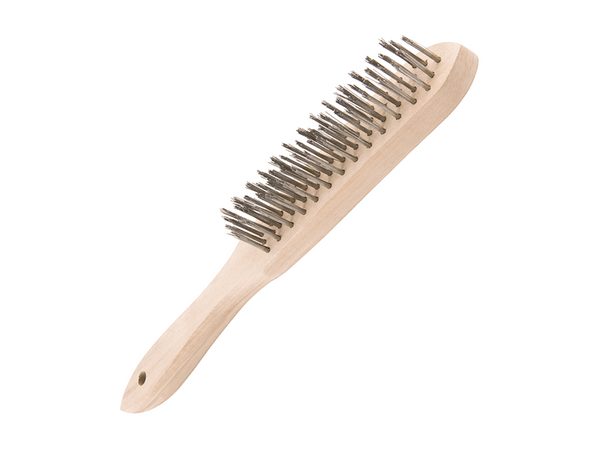 ESCOVA MANUAL DE AÇO CABO DE MADEIRA 6330040000 VONDER