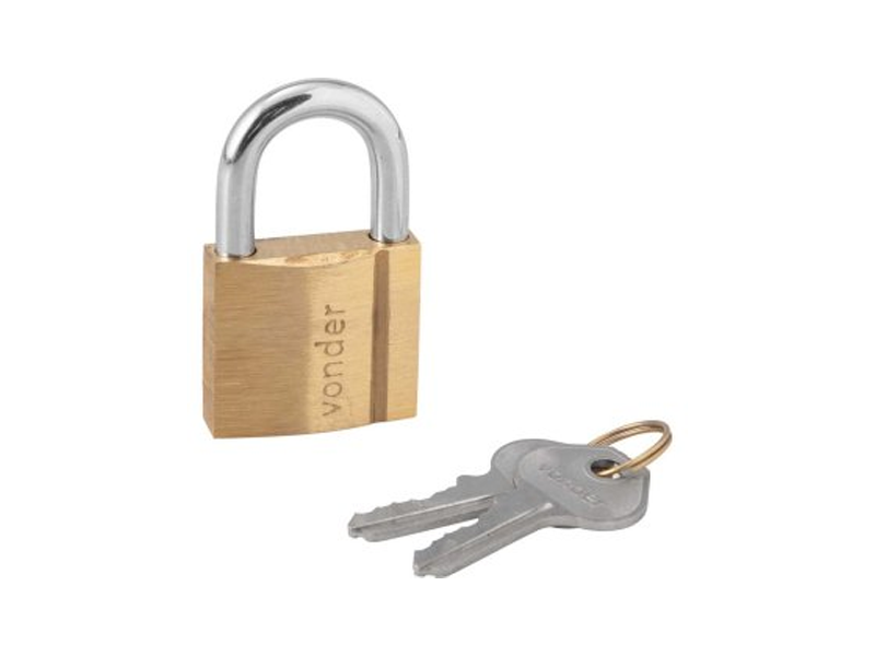 CADEADO 35MM LATÃO 3211035000 VONDER