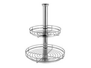 CONJUNTO DE CESTOS FRUTEIRA CROMADO SEM VIDRO 2120 SCHMITT