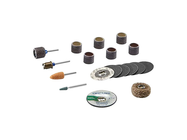 KIT ACESSÓRIOS PARA ESMERILHAR EZ 727 COM 18 PEÇAS 2615E727AA DREMEL