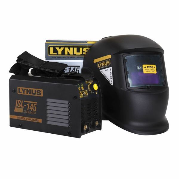 INVERSOR DE SOLDA MMA/TIG KISL-145 100A 220V COM MÁSCARA 16640.9 LYNUS