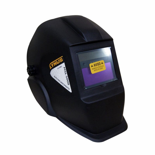 MÁSCARA DE SOLDA AUTOMÁTICA COM REGULAGEM 9 A 13  MSL-5000 LYNUS