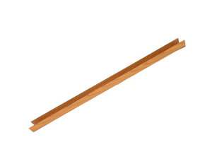 PERFIL DE ALUMÍNIO PARA RODAPÉ CLARO 60CM 50MM JG