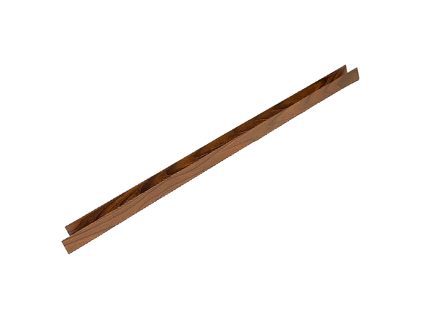 PERFIL DE ALUMÍNIO PARA RODAPÉ ESCURO 80CM 5OMM JG